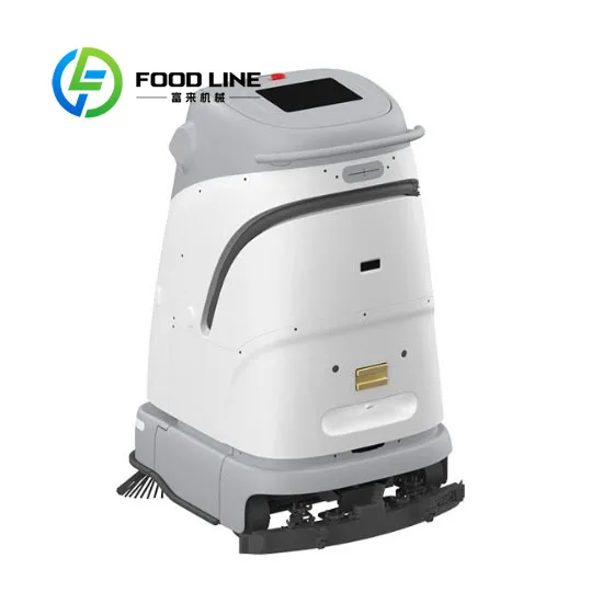 Industrial Cleaning Robot Smart Floor Washing Machine Auto Navigation Rechargeable Dock Workshop Distribution Center Supply