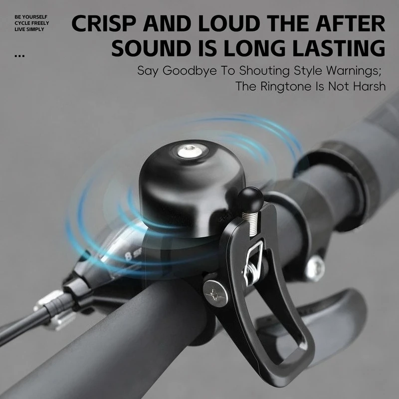 

Easy To Install Mountain Bike Bell Safety Warning Signal Loud Mountain Bike Bell Road Bike Accessories Riding Equipment
