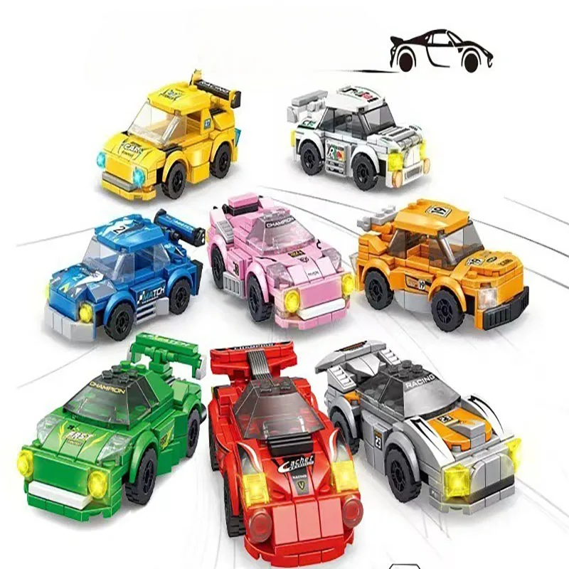Creative Car Building Blocks – Easy Assembly Puzzle Sports Car Toy, Stress Relief Educational Gift, Wholesale for Boys Kids Toys