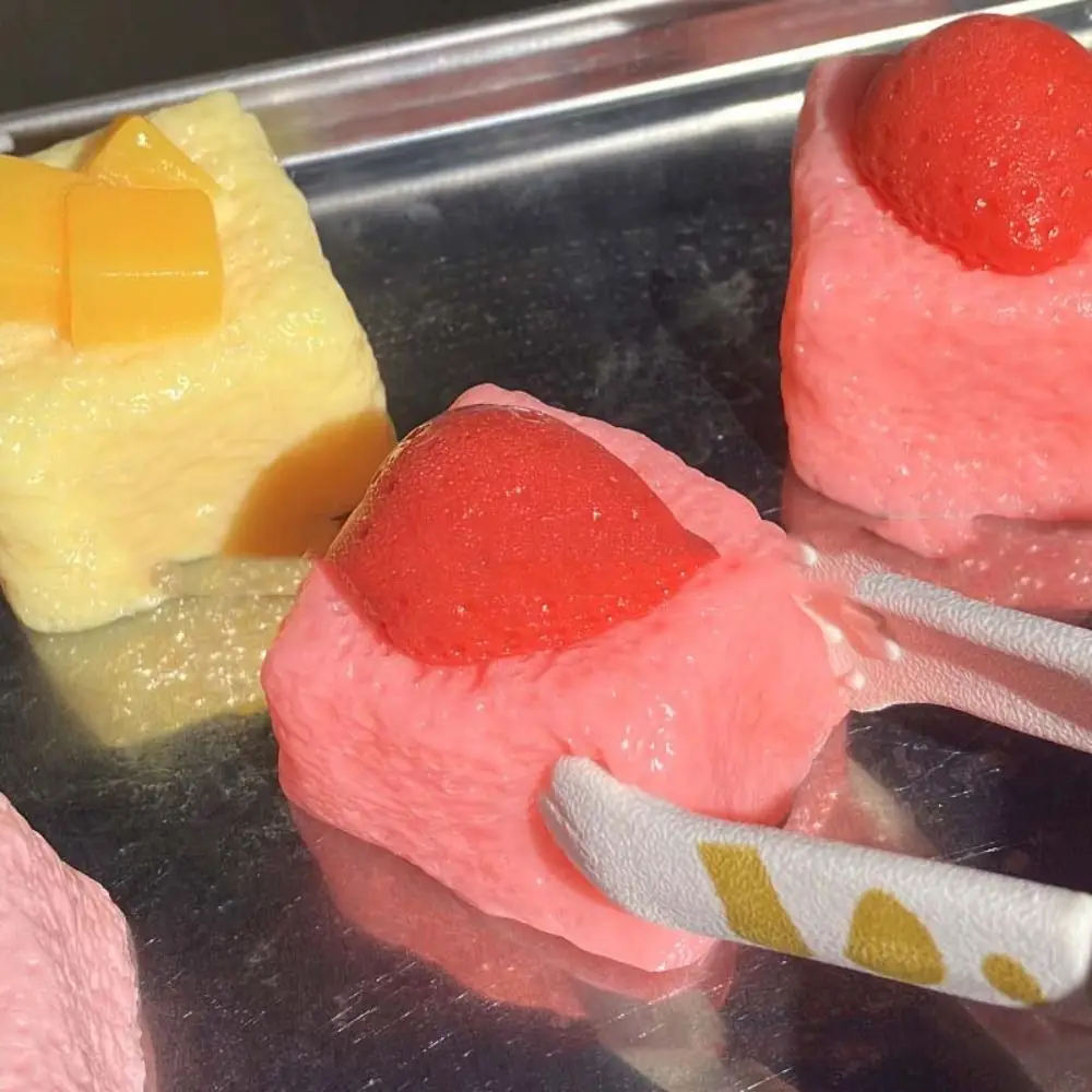 Boys Girls Hand Relax Fruits Squeeze Squishy Handmade Blueberry Squeezing Mango Peach Strawberry Squeezing Friend Party