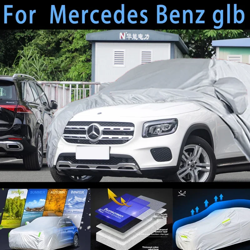 

For Benz glb Car protective cover,sun protection,rain protection, UV protection,dust prevention auto paint protective