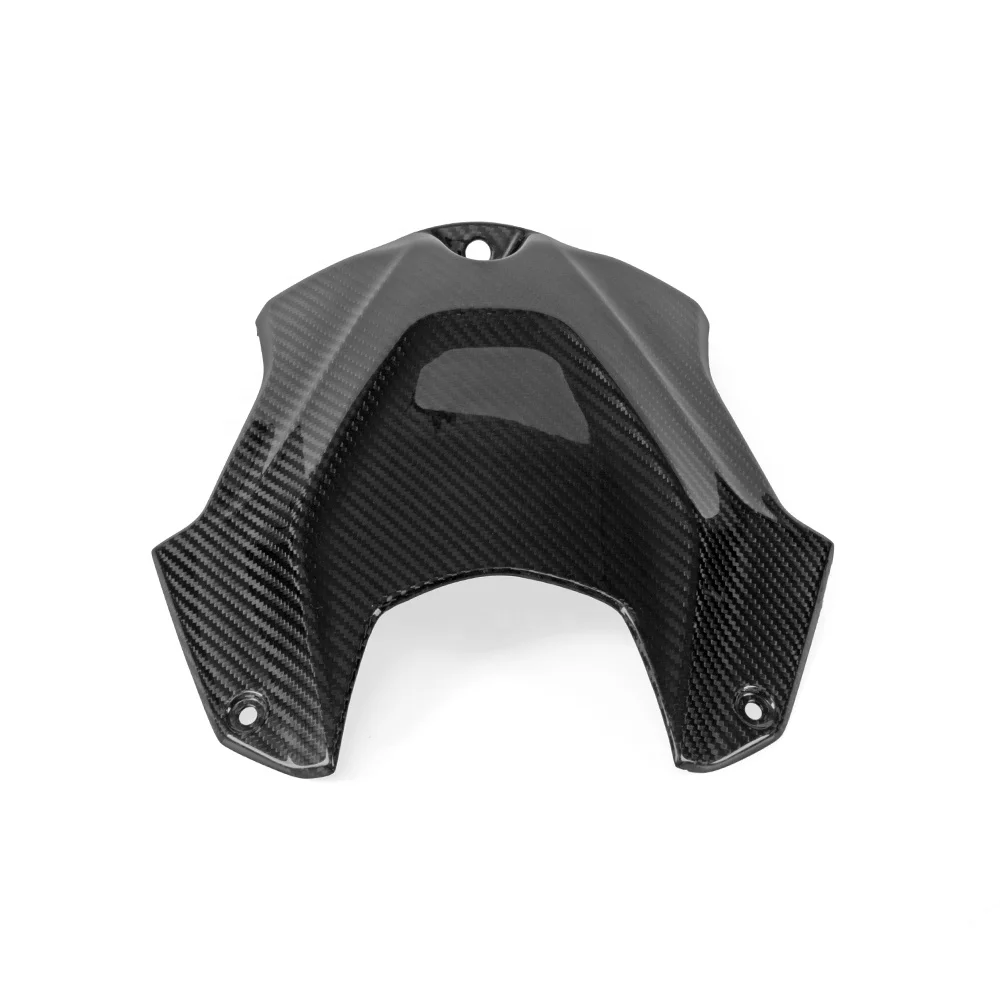 Motorcycle Carbon Fiber Tank Cover For S1000RR 2019 Bright Twill Weave