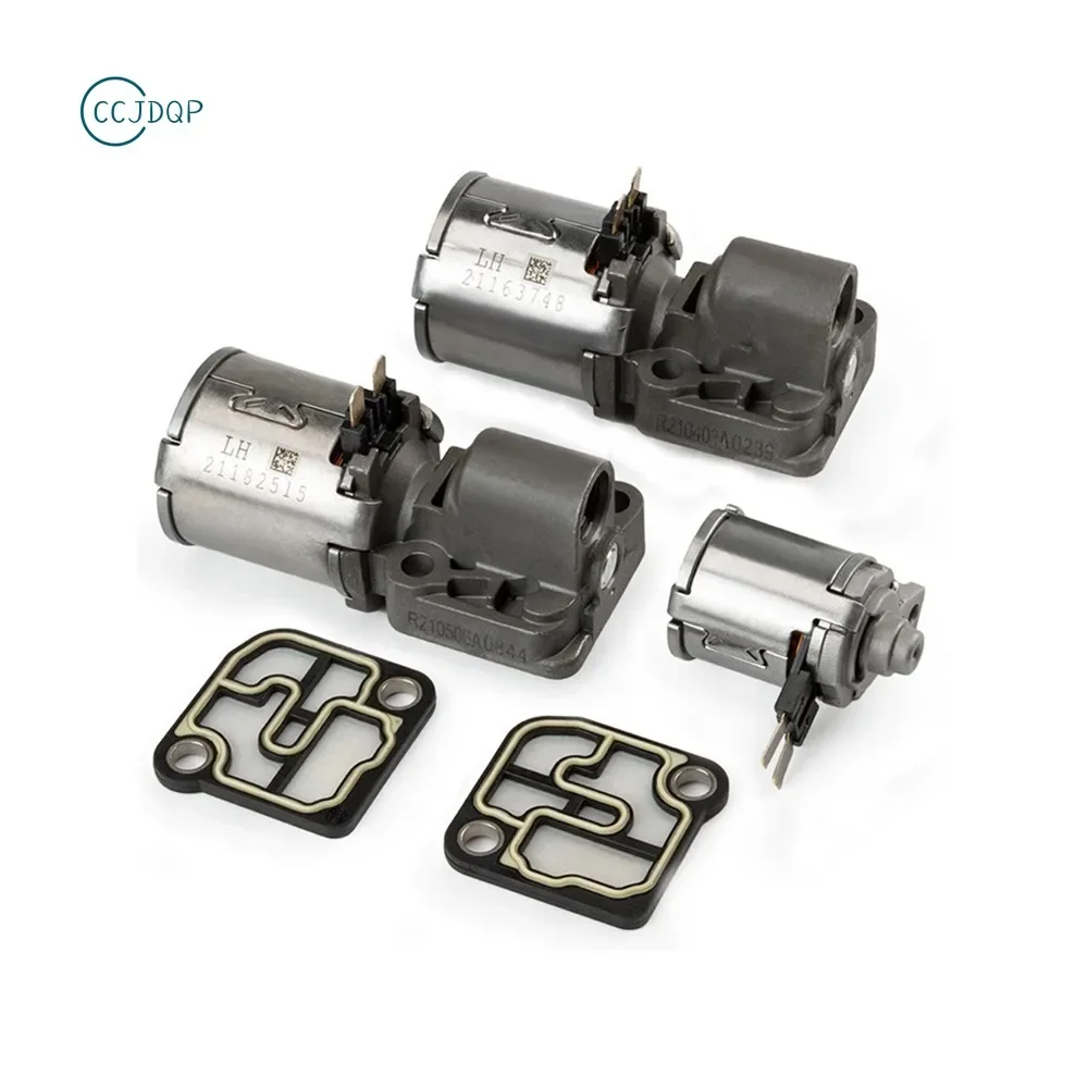 New 0B5 Transmission Solenoids + Gasket For Audi A4 A5 A6 A7 Q5 2008-2011 Repair 7Speed F/AWD 0B5 DL501 Gearbox Accessories