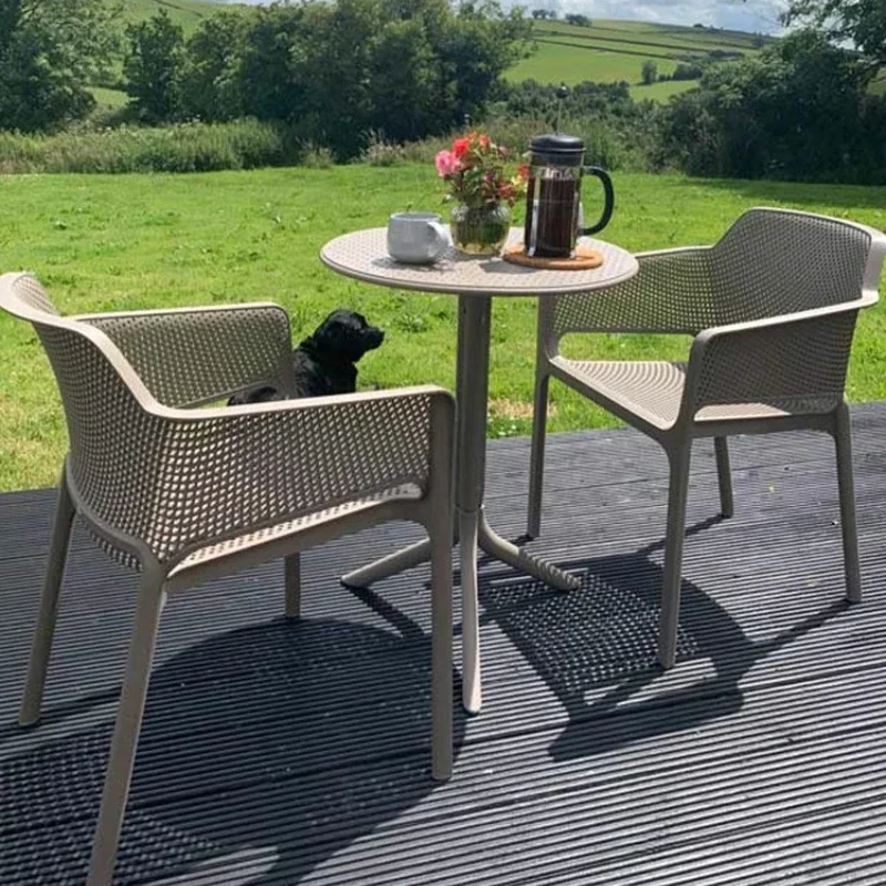 

Outdoor table and chair garden courtyard balcony tea table combination