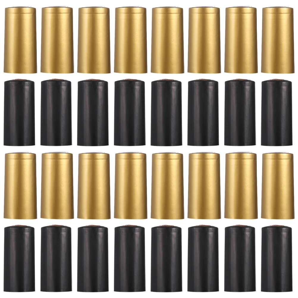 

200 pcs Bottle Shrink Caps Red Sealing PVC Wrap Sealer for Bottles Simple Use Safe Practical Function