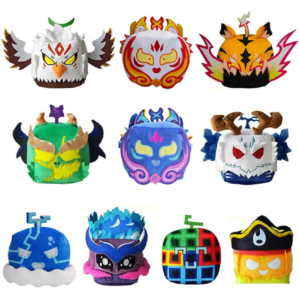 10 style New Blox Fruits Plush Hot Game Devil Fruit Stuffed Doll Christmas Birthday Gift For Children Popular Toys Cute Doll