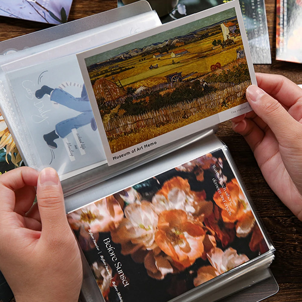 

A6 Transparent Photo Album Waterproof Kpop Photocard Binder Clear Postcard Organizer Portable Collect Book Storage Booklet