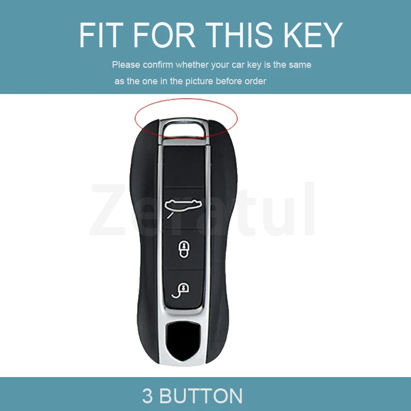 For Porsche Cayenne Macan Panamera 971 - Fits 4 GTS Turbo 4S TPU Car Key Fob Case Keyless Protective Shell Keychain Accessories