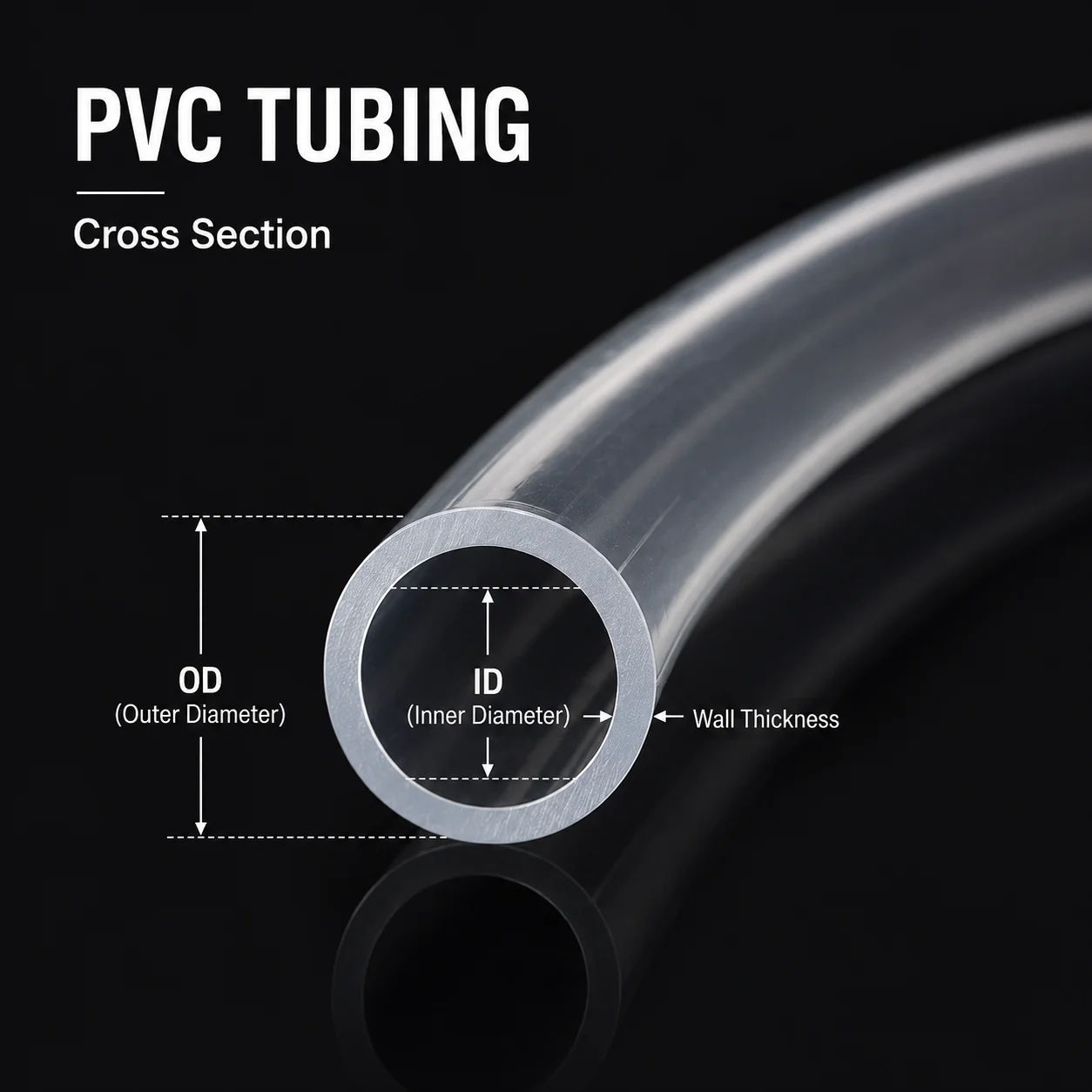 10 Meter PVC Capillary Hose With An Inner Diameter of 0.5-3.5 Millimeters For Aquarium Oxygen Pipes And Water Delivery Hoses