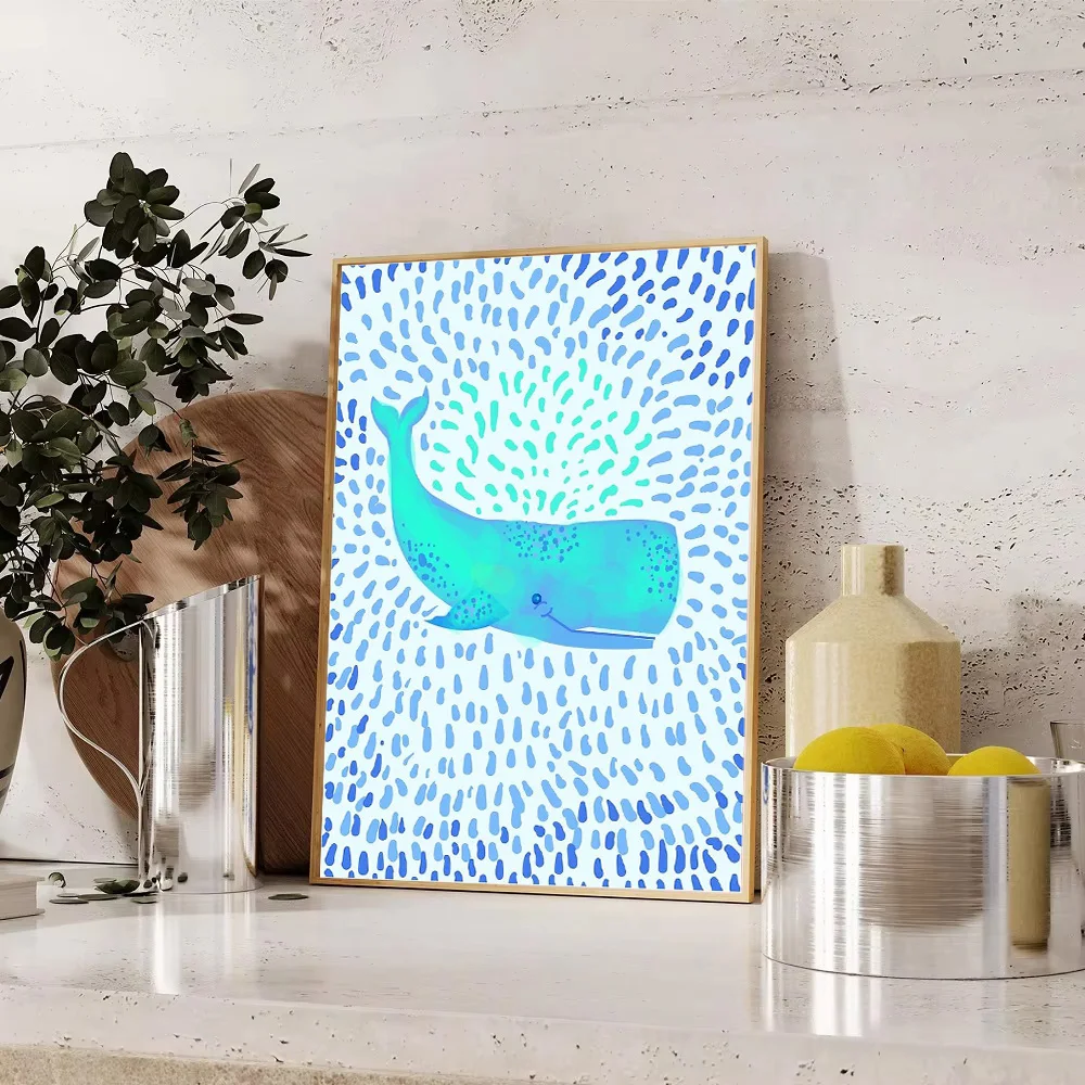 خمر الذئب الفن قماش جدار ديكور الشمال الحيوان صورة ديكور المنزل الحديثة مجردة اللوحة ديكور غرفة كبيرة #1