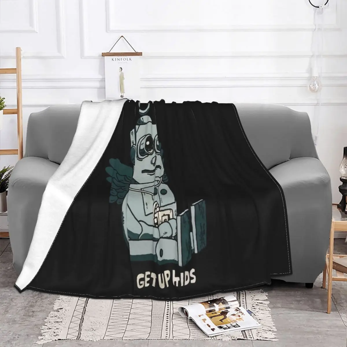 Tguk The Get Up Kids Reggie And The Full Effect Emo Indie Pop Punk Small Music Steampunk Adults Girl Throw Blanket