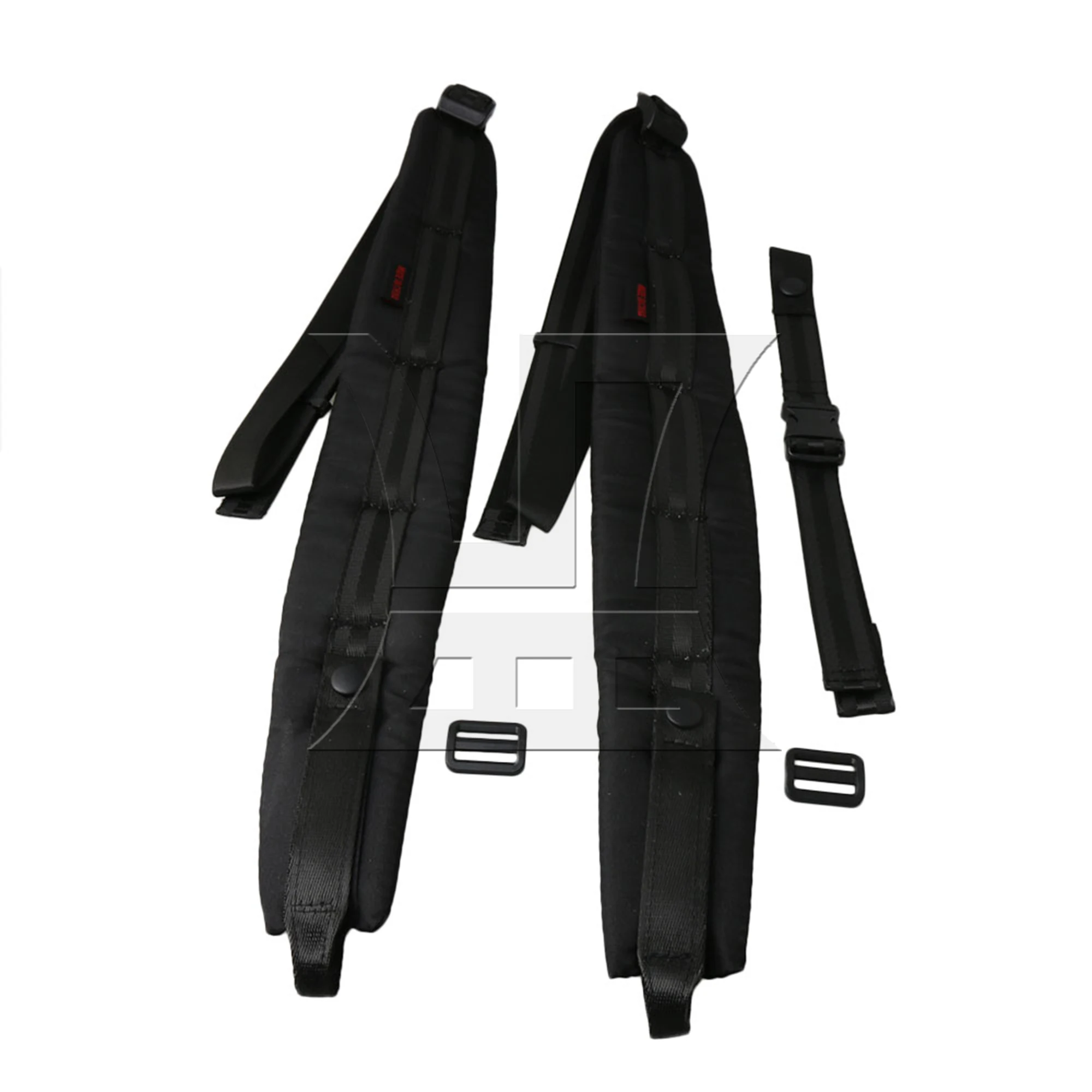 

Yibuy Black Comfortable High Permeability Mesh Accordian Strap Padded 120 Bass