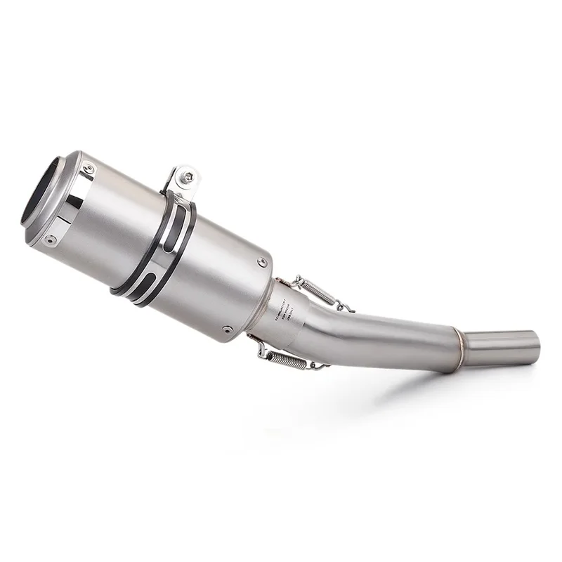 Stainless Steel Mid-Pipe & Rear Exhaust System for Bajaj Pulsar NS200 Motorcycle