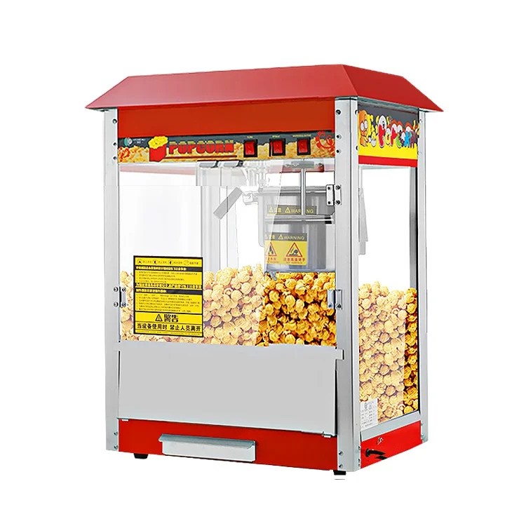 

Commercial Electric Automatic Cinematic Big Popcorn Machine Industrial Corn Popcorn Maker