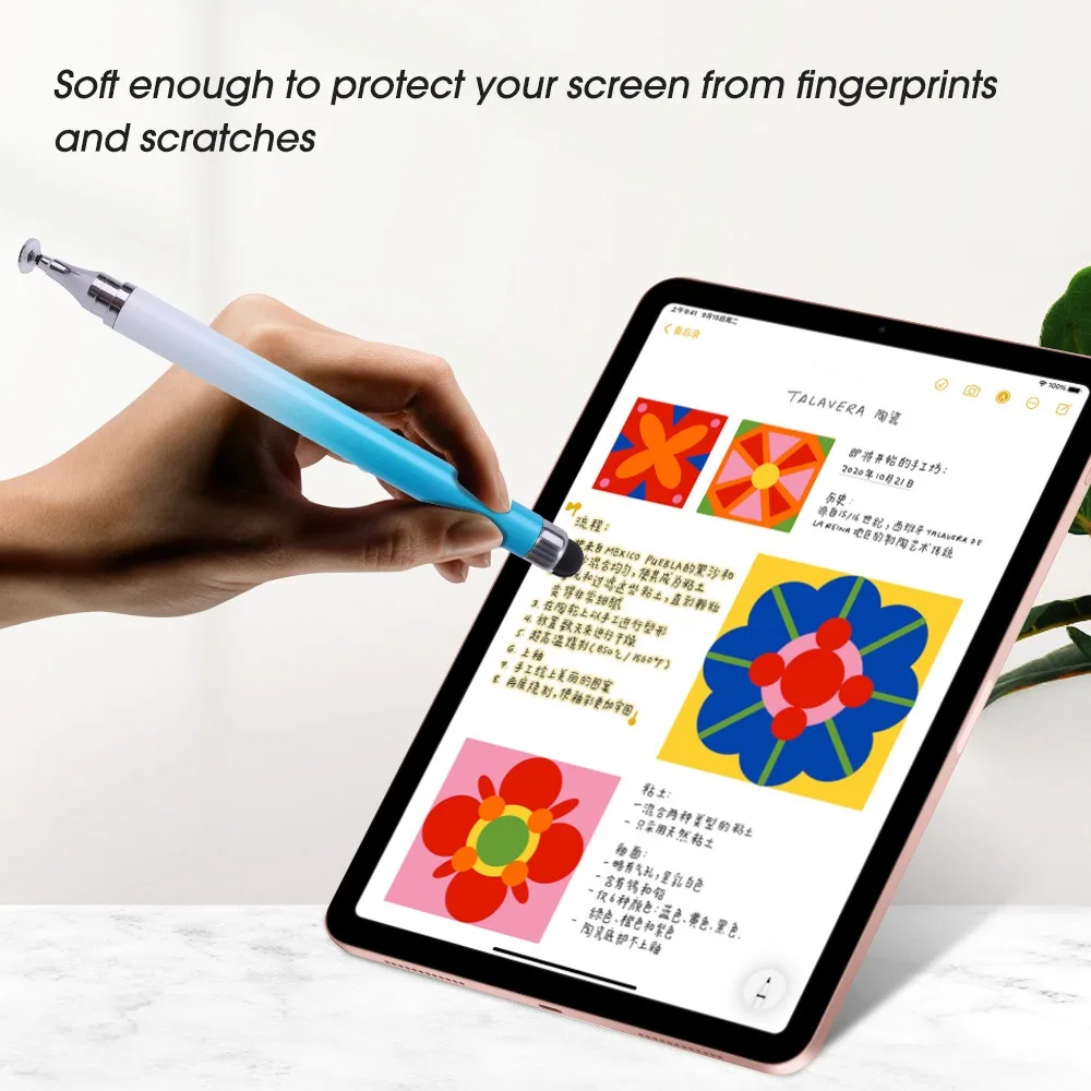 2IN1 Stylus Pen Universal for Mobile Phone Tablet Drawing Capacitive Touch Pencil For Iphone Samsung Android Draw Screen Pencil
