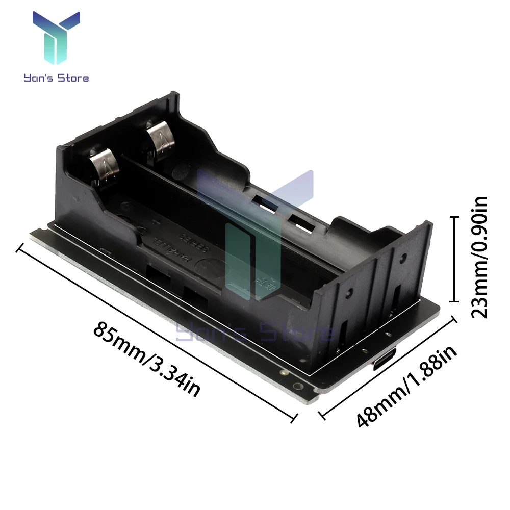 1/3Pcs Type-C Single-chip Uninterruptible Power Module 18650 Lithium Battery Charging and Discharging 1.8V 3.3V 5V MAX 1.5A