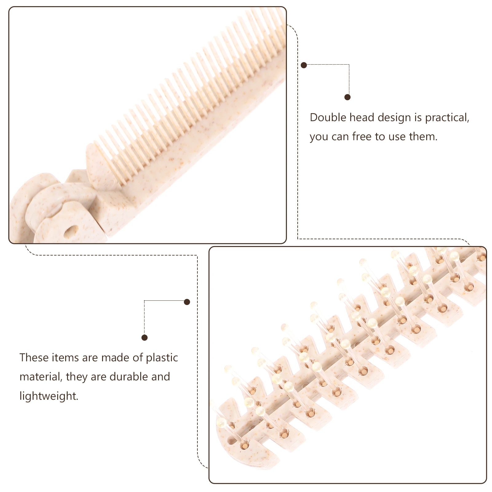 

4Pcs Travel Portable Comb Foldable Plastic Hair Comb for Home Outdoor Use Lightweight Smooth Easy Clean Design