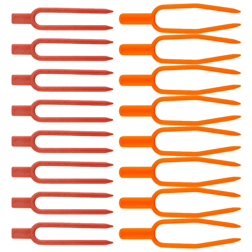 

400Pcs Plastic Vine Holder Clamps Small Fork Design for Plant Stem Support Gardening Tools Fixed Forks Plant Vine Fixing Clip