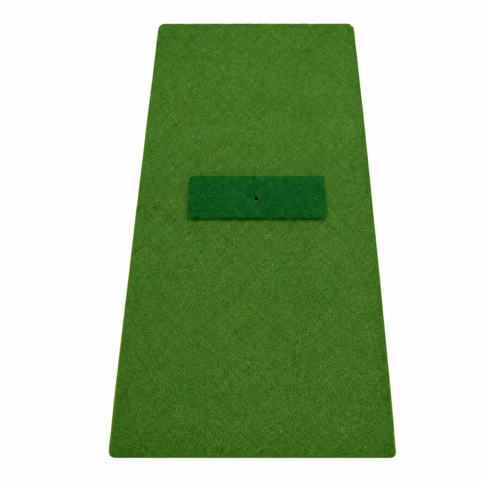 Indoor Golf Practice Mat Simulator Compatible Rectangular Golf Hitting Mat with Replaceable Hitting Area Long-Lasting Non-Slip
