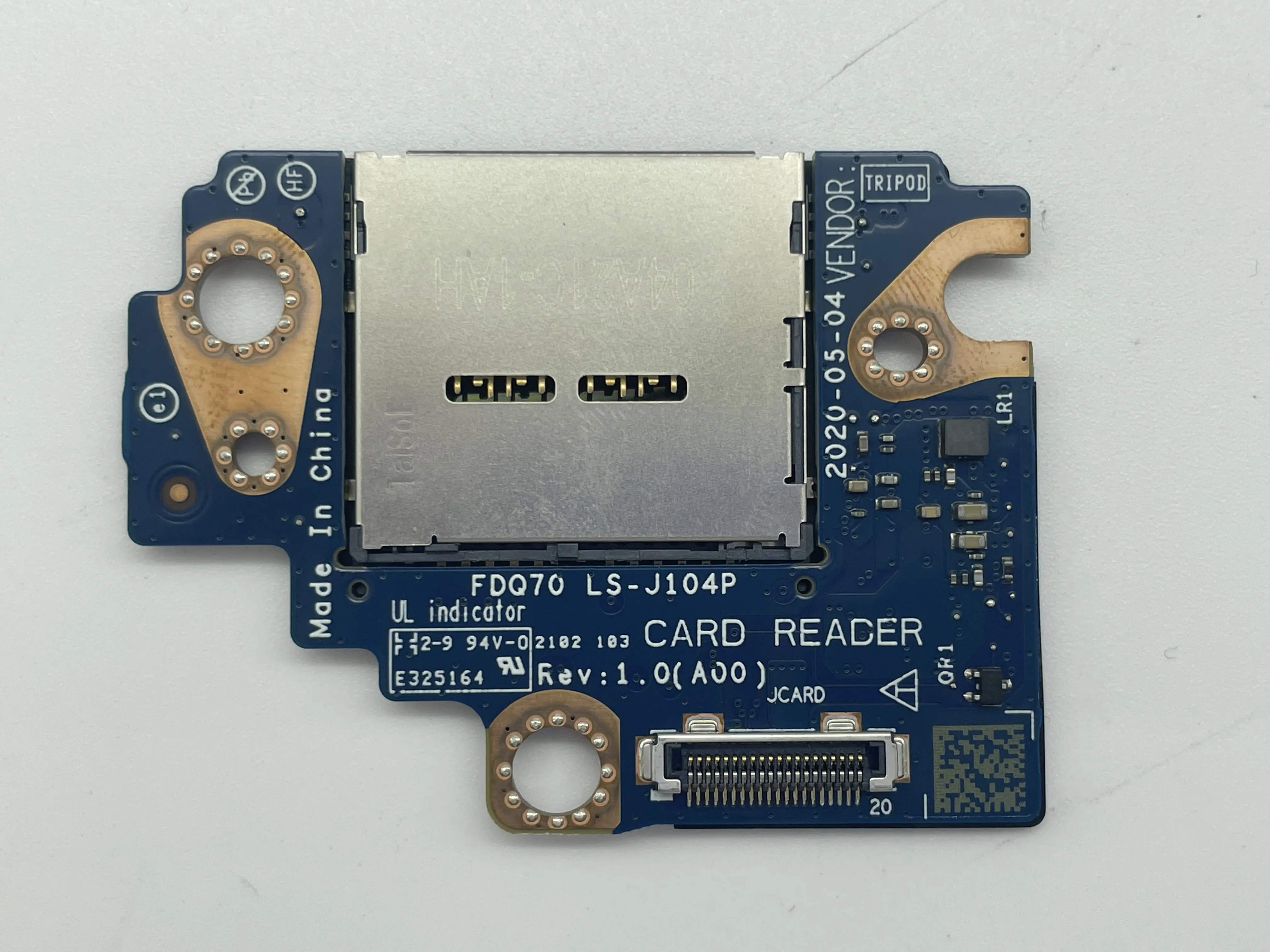 For  DELL Alienware Area 51M R2 FDQ70 LS-J104P SD card reader small board