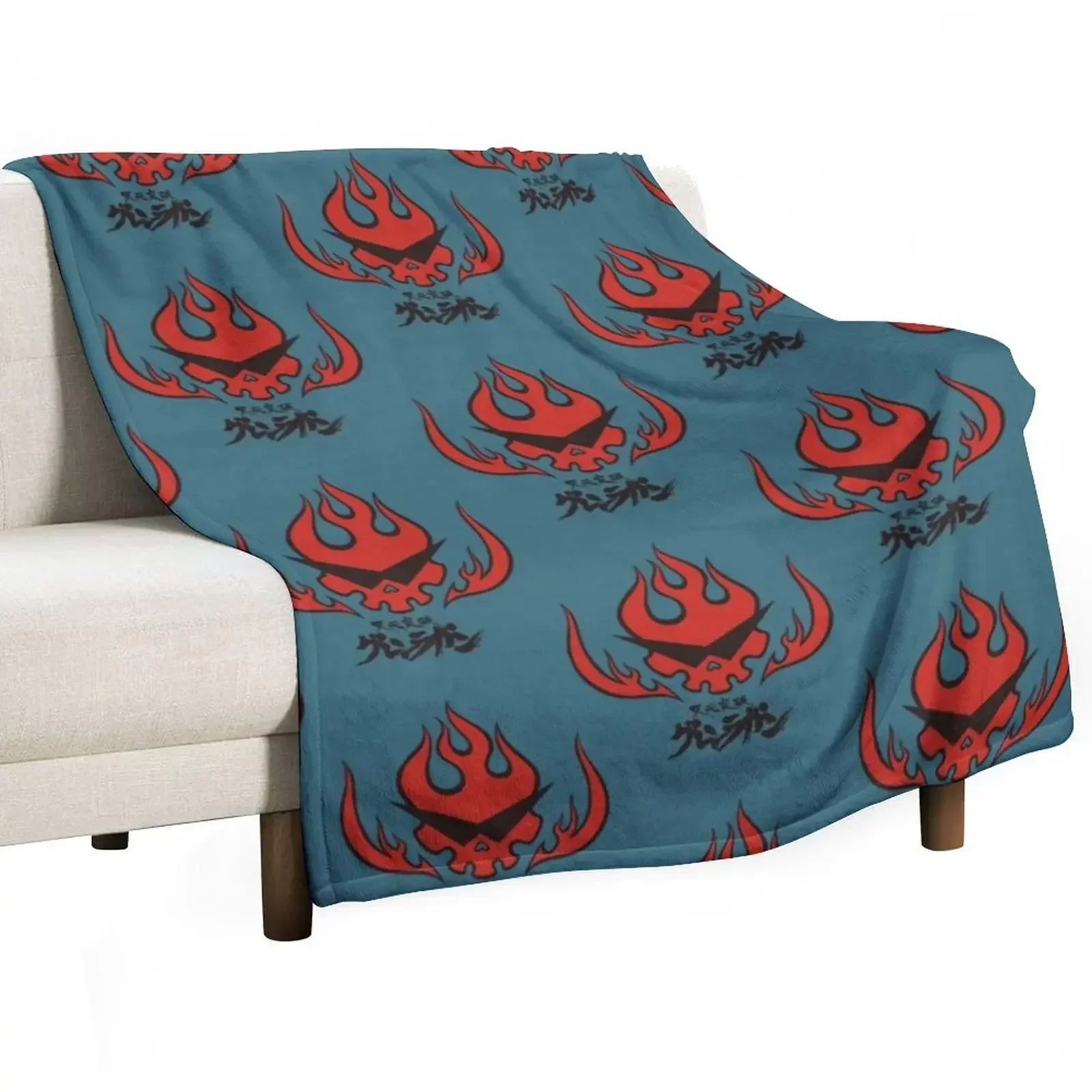 

Gurren Lagann Anime Throw Blanket Baby Polar Decorative Sofas Plaid Blankets