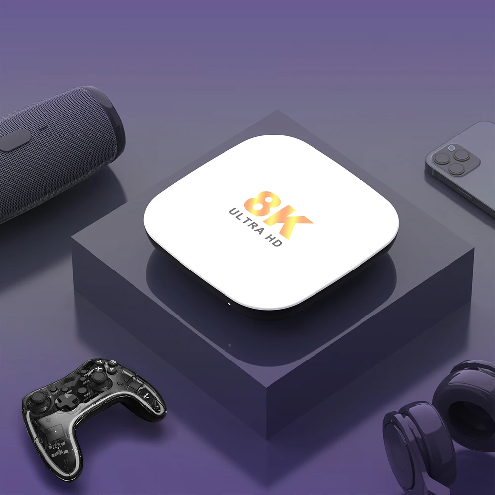 TV Box H96max M2 PLUS Android 14.0 Smart RK3528 Wifi6 BT5.4 8K Google Assistant Media Player مع جهاز التحكم عن بعد Set Top Box Android Box #2