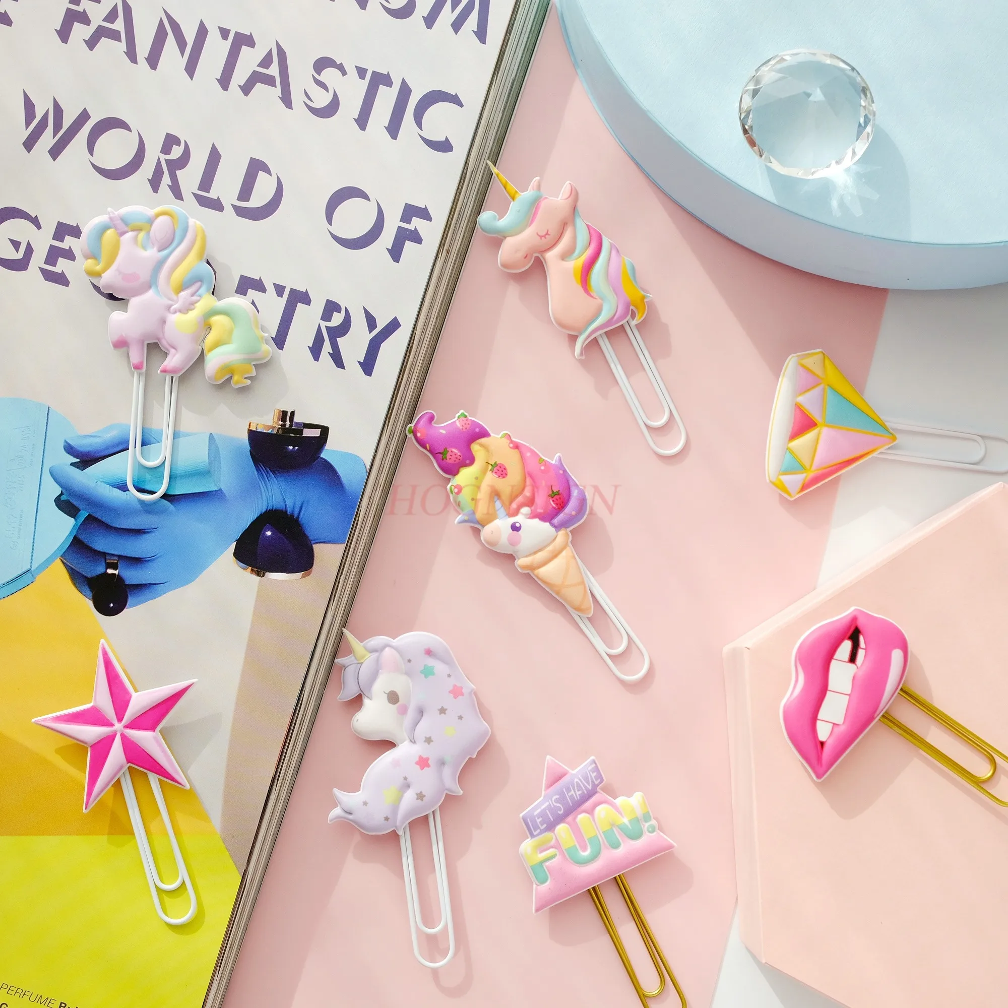 3D Handmade Bubble Clip Creative Gift Bookmark Paper Clip