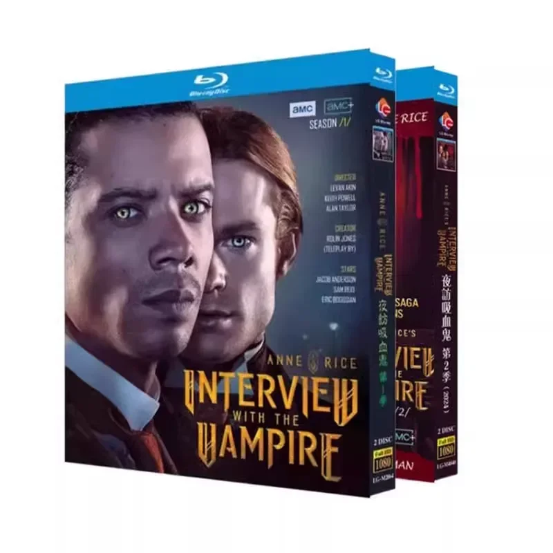 BD Blu-ray American TV Night Interview with the Vampire Season 1-2 Interview with the Vampire 4 Disc