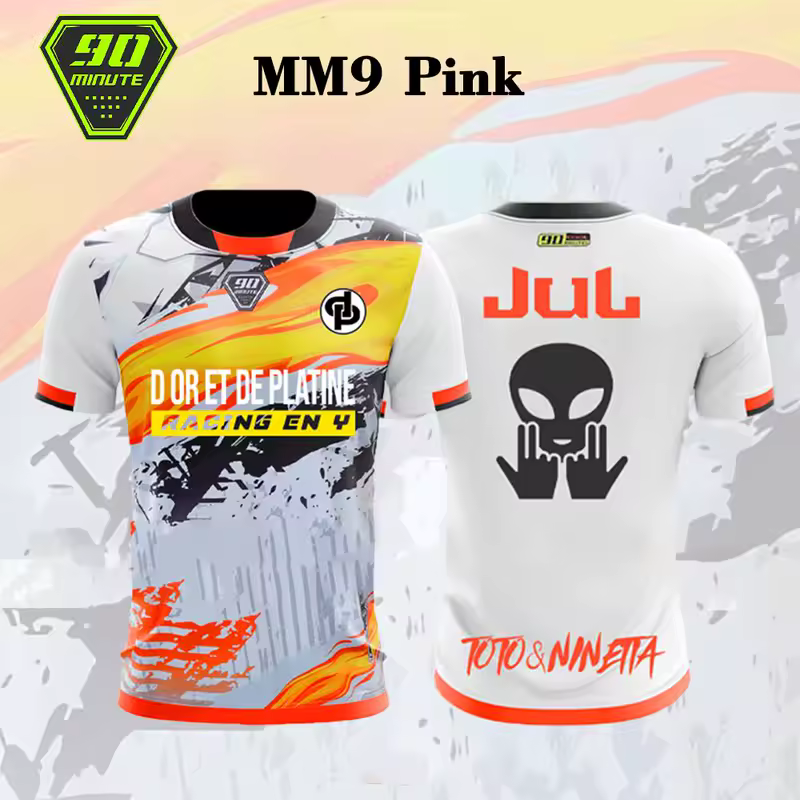 Maillot JUL Toto Ninetta Printed Jersey Men's and Women's Breathable Football T-Shirt Adult Children's Short-Sleeved T-Shirt - Image 7