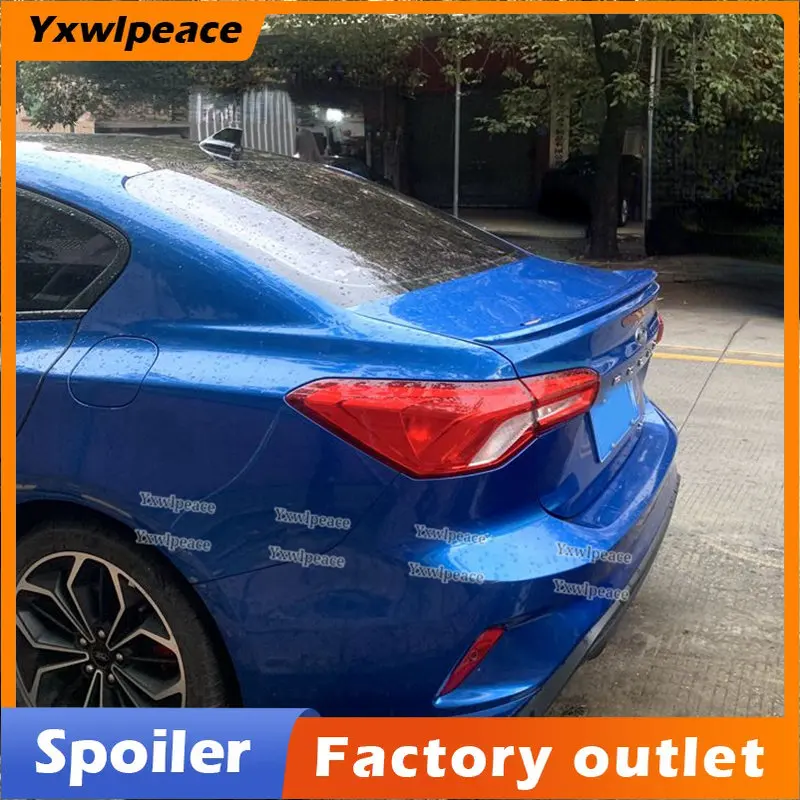 

For Ford Focus 2019 2020 2021 2022 High Quality ABS Material Unpainted Color Rear Trunk Spoiler Trunk Wing Body Kit Accessories