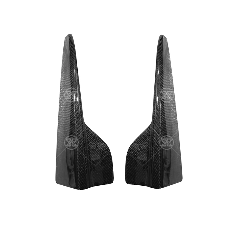 

For Mercedes Benz C Class W205 C200 C300 C450 C63 Carbon Fiber Rear Bumper Side Lip Canard Splitter Aprons Fins Winglet Body Kit