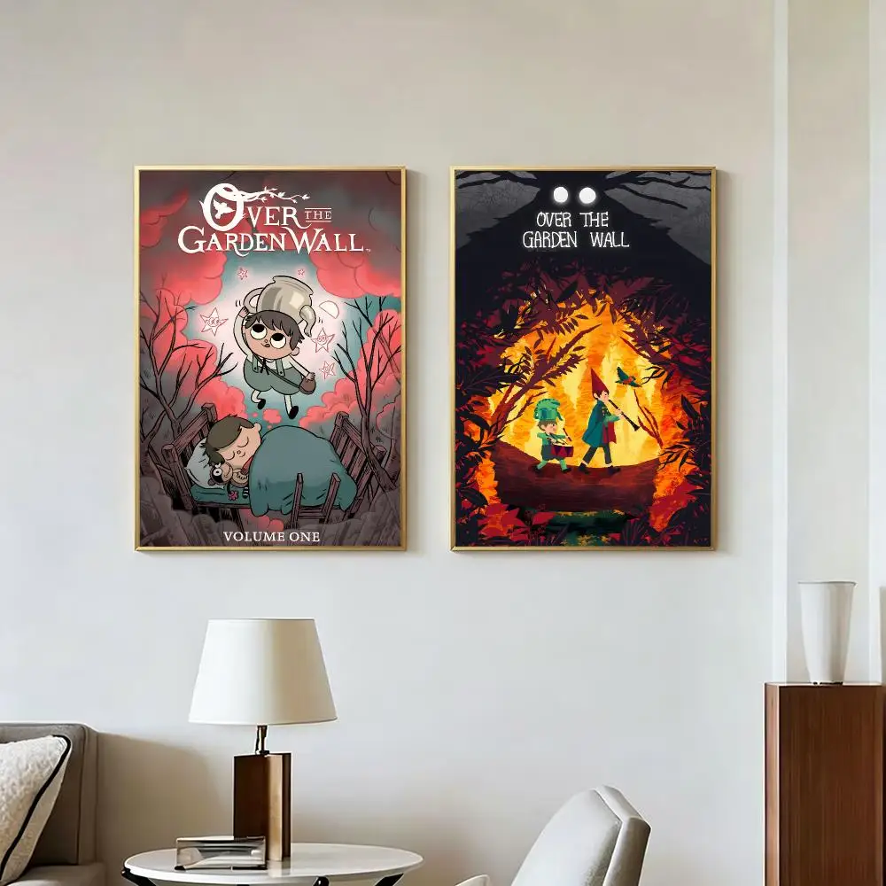 Series O-Over the Garden Wall Poster Peel And Stick Wall Art Self Adhesive PP Waterproof Wall Decor Living Room Bedroom Gift