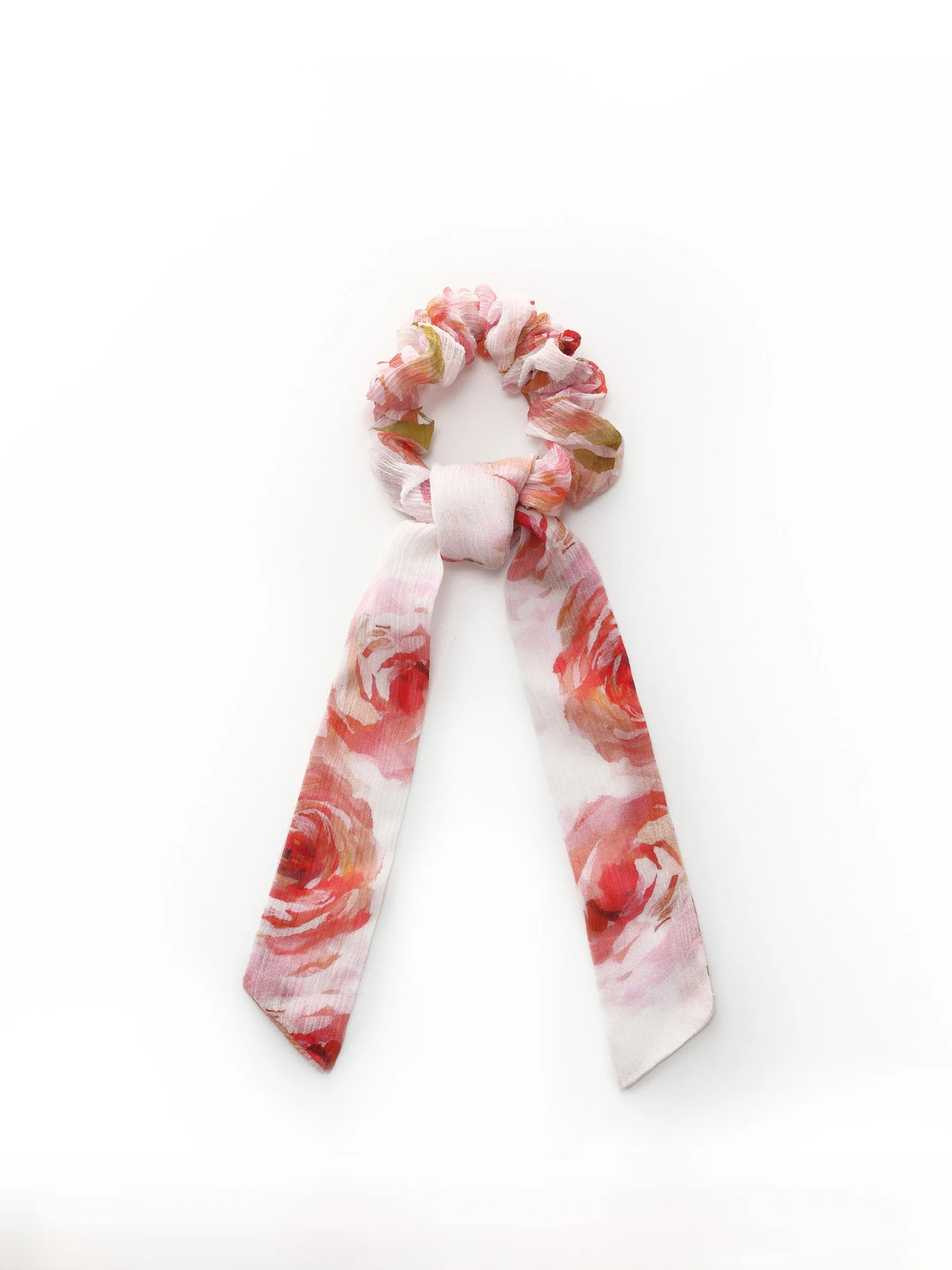 ゴエリア-サマー-ニュー-0匁シルクプリントヘアタイ-エレガントでおしゃれなヘアアクセサリー-中国ブランド「gloria」