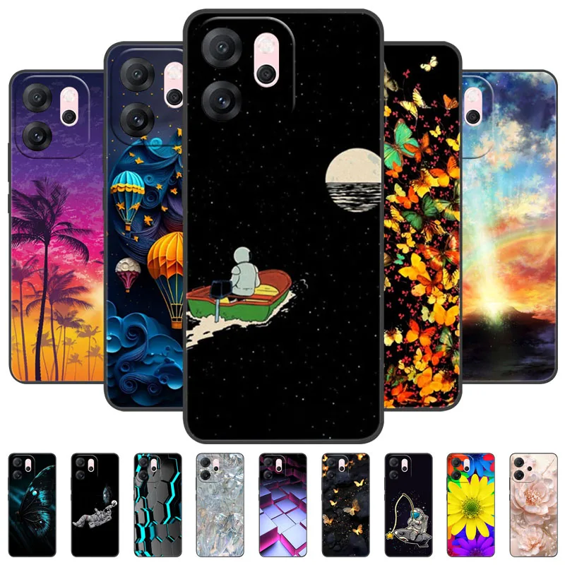 For OPPO Reno 14F Reno14 F 5g Case Shockproof Cover CPH2743 New Fashion Silicon Soft Phone Case For OPPO Reno14F Back Coque Capa