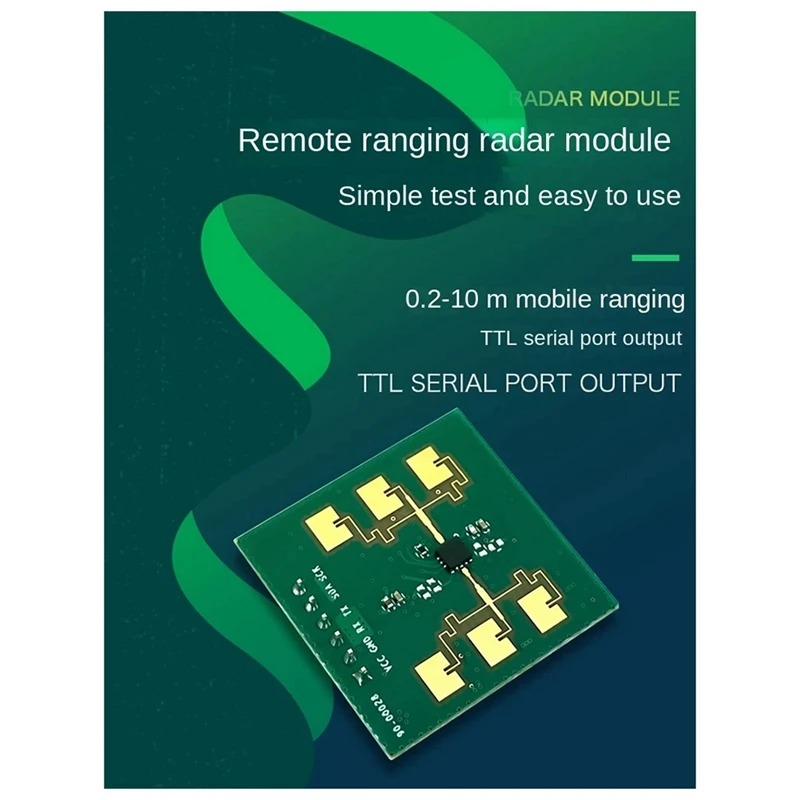 1 шт. HLK-HE201 интеллектуальный радар присутствия человека и движения + PIR датчик белый пластик для настройки умного дома
