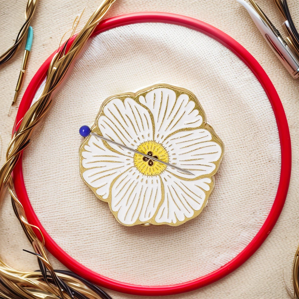Cross Stitch Needle Minder Needle Keepers Alloy Magnetic Needle Nanny Cross Stitch Pin Holder Crafts and Needlework Supplies