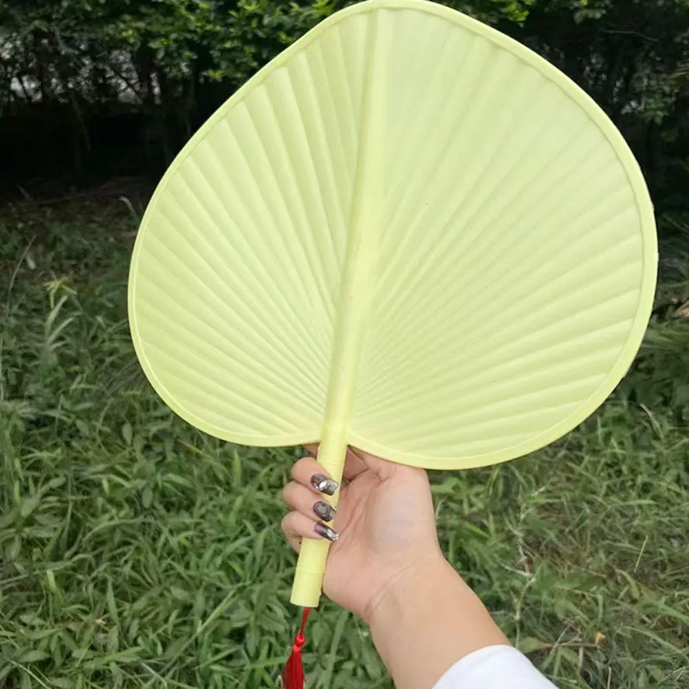 

6pcs Plastic Hand Fan Portable Summer Handheld Fan For Dancing Performance Decor Beach Travel Accessory Chinese Style