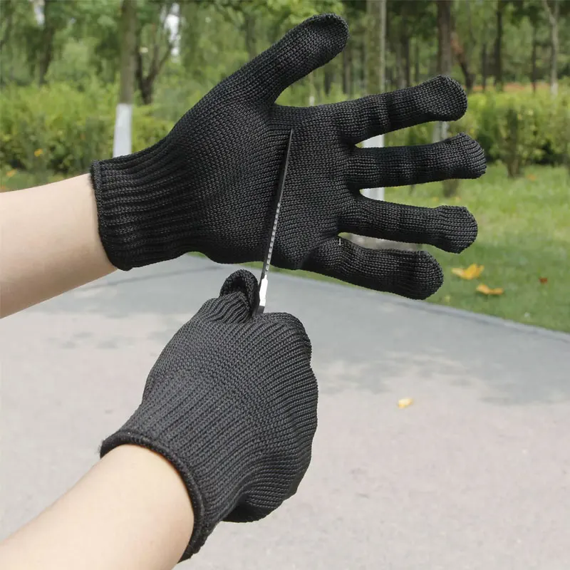 

1 Pair Resistant Anti-slip Cut-resistant Safety Gloves Wear-resistant Protective Cut-resistant Thickened Protective Gloves Cut