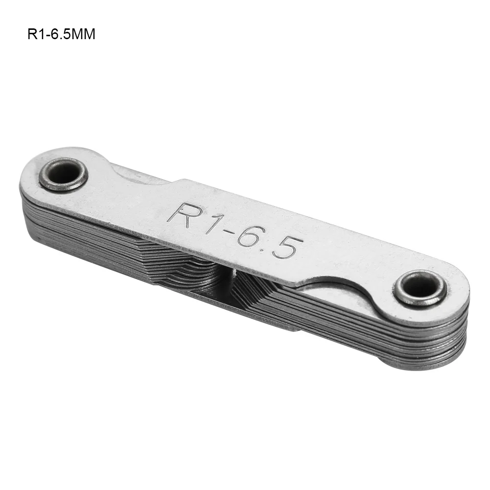 Radius Gauge, Stainless Steel Radius Fillet Gauge External Internal Concave Convex Measuring Tool - Image 5