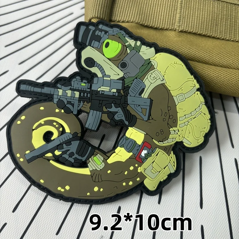 Chameleon Tactical Patch PVC Combat Hook&Loop Patches Military Chameleon Legion Morale Badge Backpack Armband Stickers