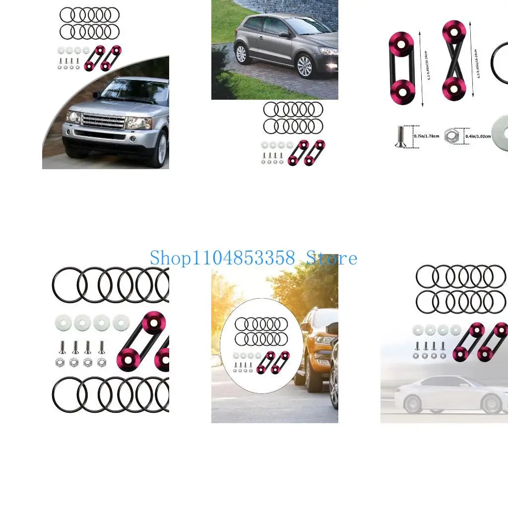 

652f Suitcase Bummer Bumper Quick Release Chasteners Алюминиевые багажные зажимы устанавливают конструкции точности, для Trunck