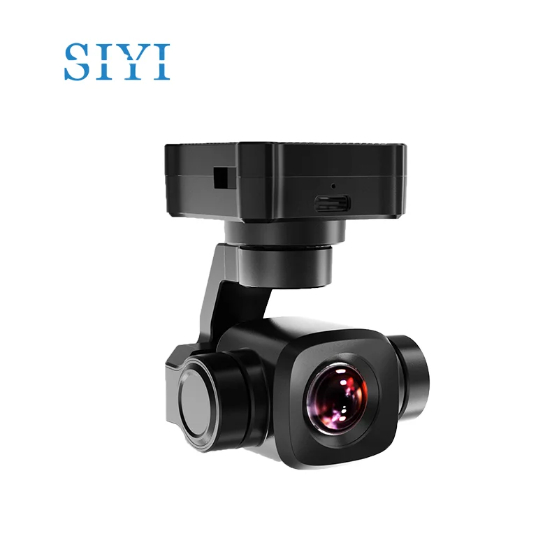 SIYI A8 mini 4K AI 8MP Ultra HD 6X Digital Zoom Gimbal Camera with DVR 1/1.7 inch Sony Sensor 95g Lightweight 55x55x70mm Drone