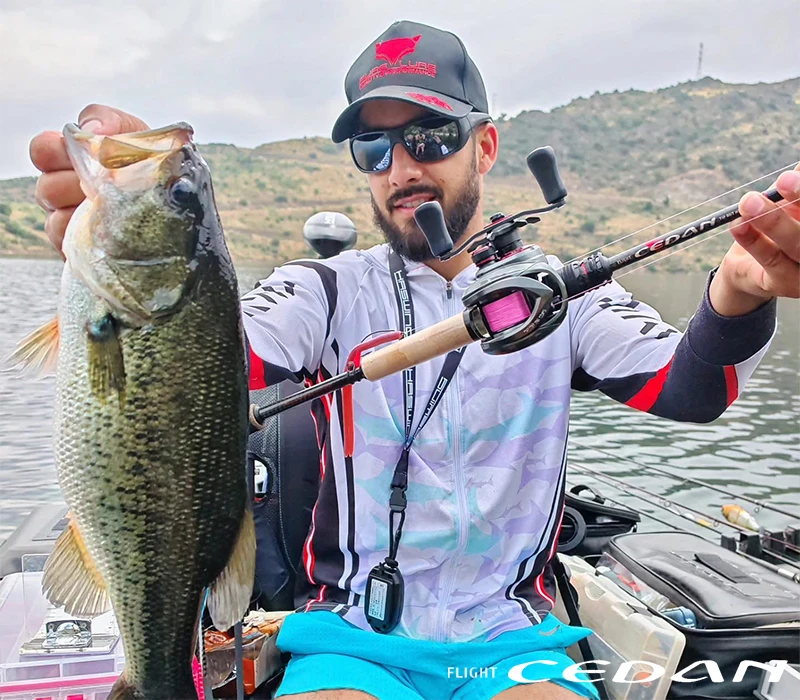 PURELURE ZANA 6KG Aluminiumlegierung-Rahmen Baitcasting-Rolle mit nur 3,5g Gewicht, 5,8g Spule, 7,6 Übersetzung, 4KG Bremskraft für Süß- und Salzwasser – Detail 31