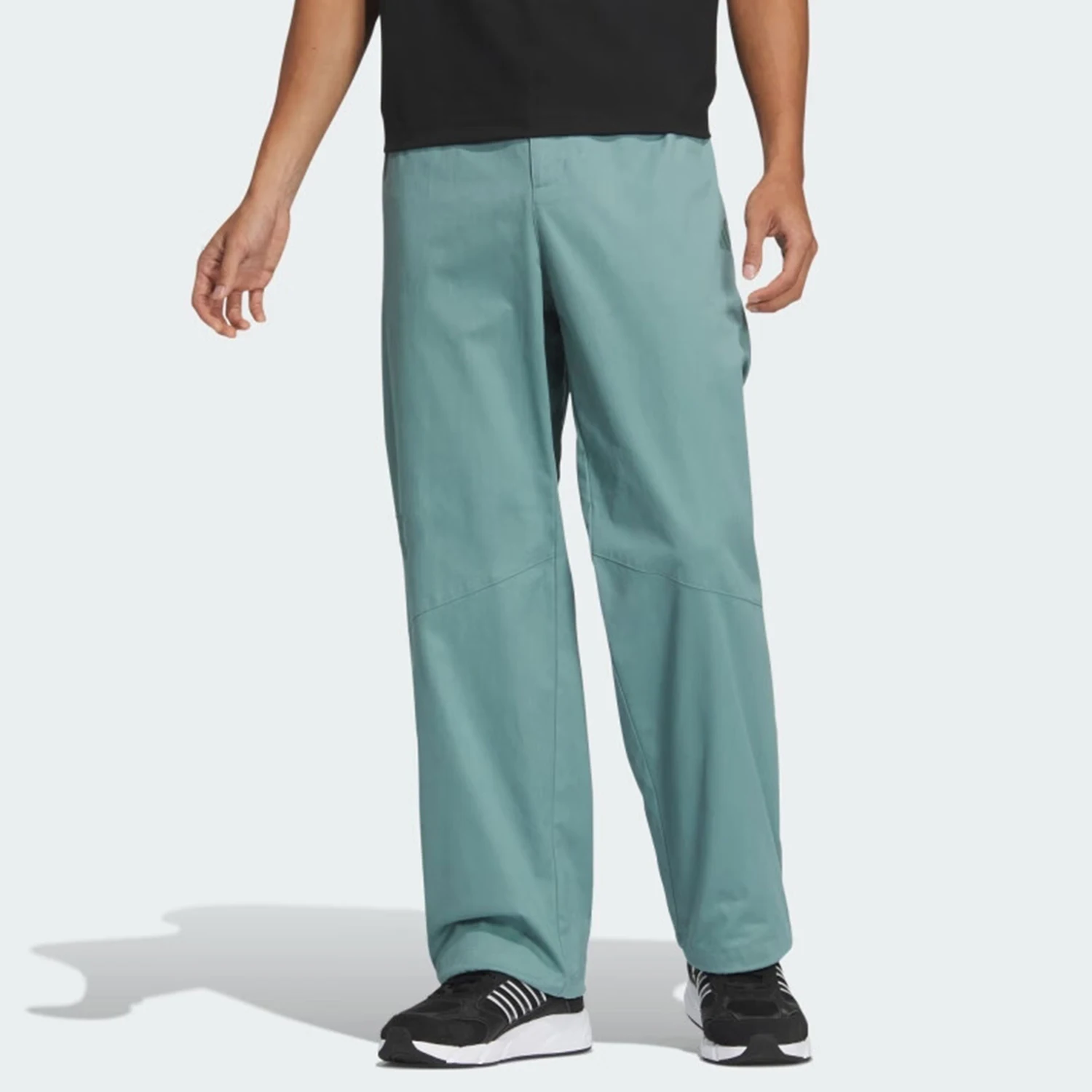 

Adidas genuine 2024 New Men's Woven Loose Straight-leg Pants JN9480