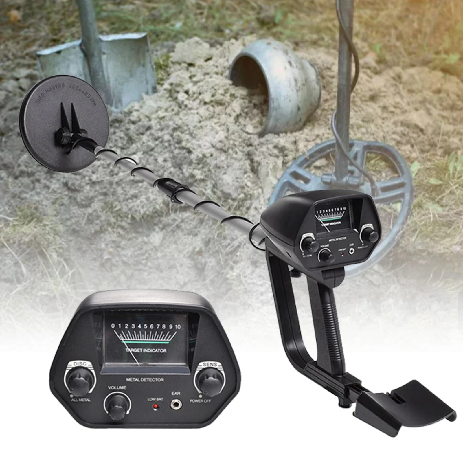 MD4030 Metal Detector professionale Pinpointer macchina portatile per cercatore d'oro cacciatore di tesori rilevatore di metalli con profondità d'oro