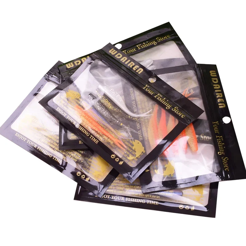 5 sztuk 70mm 1.8g Jig Wobblers przynęty łatwe Shiner podwójne kolor silikon sztuczna przynęta karpia Bass widelec ogon Swimbaits