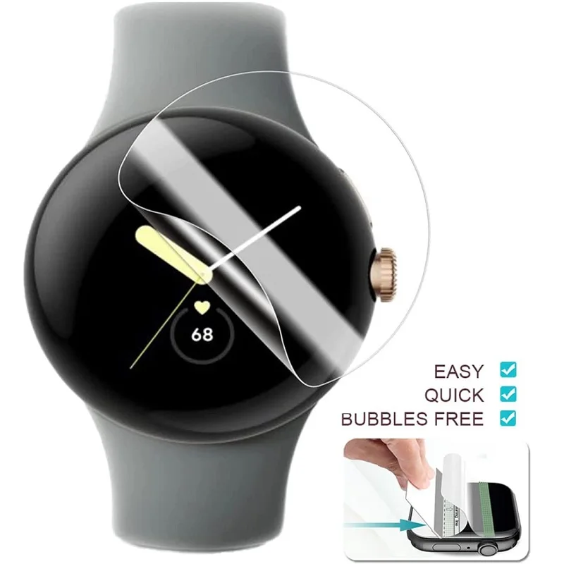 10PCS TPU Hydrogel Screen Protector for Google Pixel Watch 2 Smart Watch HD Clear Soft Protective Film
