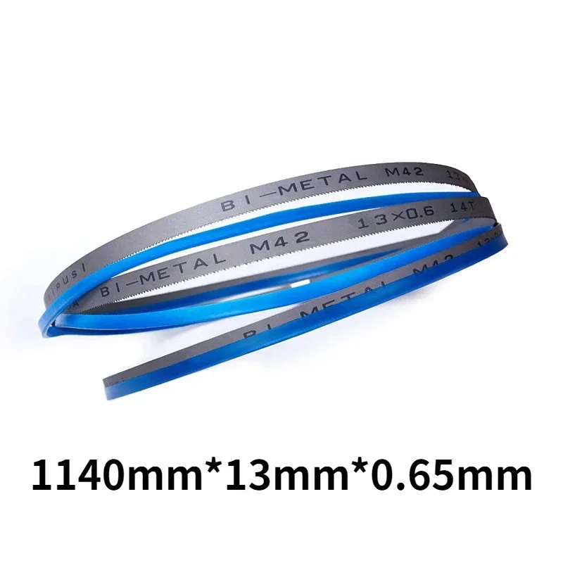 3Pcs M42 Metal Band Saw Blades 44-7 / 8 "x 1/2" x 0.025 " or 1140mm*13mm*0.65mm*14tpi M42 BandSaw Blades