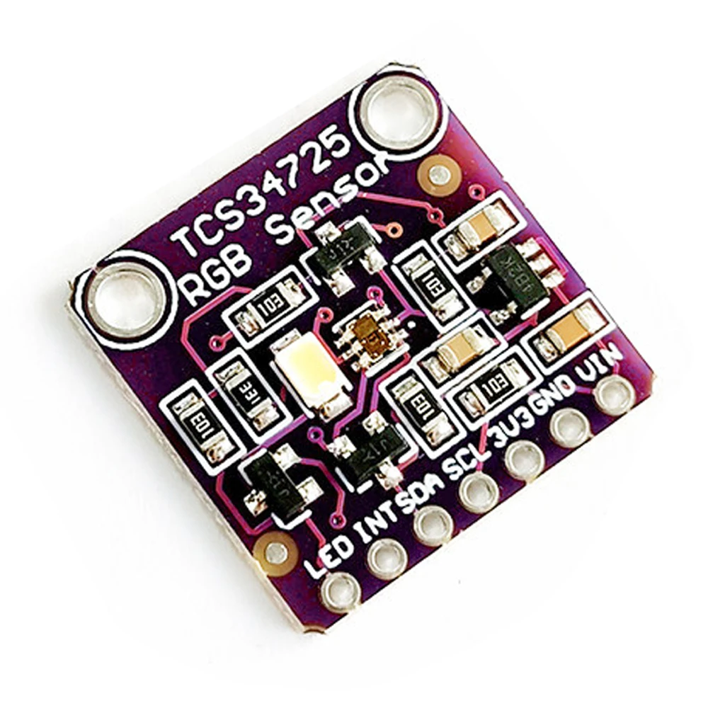 TCS34725 Color Sensor RGB Development Board Module Light Recognition Detector Board for Arduino DIY Electronic Project