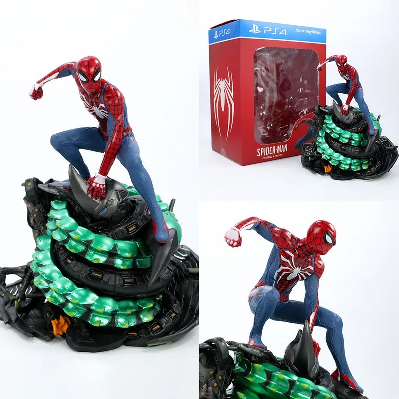 

Человек-паук Ps4, игра, обновленная версия, Питер, фигурка, базовая статуя, сцена, легенда, Мстители, модель игрушки, украшение для рабочего стола, подарок для мальчиков